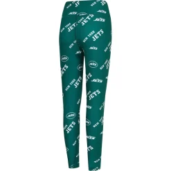 Women New York Jets Shorts & Pants^Women's Concepts Sport Green Breakthrough Allover Print Knit Leggings