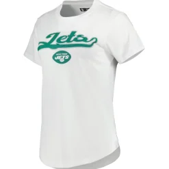 Women New York Jets Underwear & Sleepwear^Women's Concepts Sport White/Charcoal Sonata T-Shirt & Leggings Sleep Set