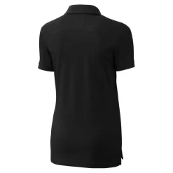 Women New York Jets Polos^Women's Cutter & Buck Black Primary Logo DryTec Advantage Tri-Blend Pique Polo
