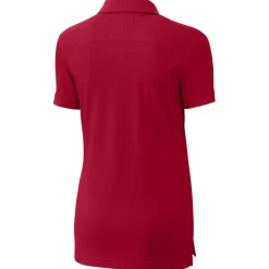 Women New York Jets Polos^Women's Cutter & Buck Cardinal Advantage DryTec Tri-Blend Pique Polo