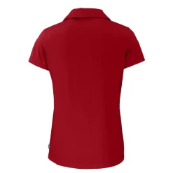 Women New York Jets Polos^Women's Cutter & Buck Red Americana Daybreak Eco Recycled V-Neck Polo