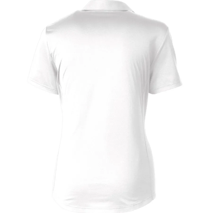Women New York Jets Polos^Women's Cutter & Buck White Throwback Logo Prospect Textured Stretch Polo