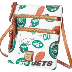 Women New York Jets Accessories | Purses^Women's Dooney & Bourke Triple-Zip Crossbody Bag