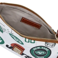 Women New York Jets Accessories | Purses^Women's Dooney & Bourke Gameday Lexi Crossbody With Small Coin Case