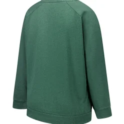 Women New York Jets Sweatshirts & Fleece | Women^Women's Fanatics Heather Green Acid Wash Raglan Pullover Sweatshirt