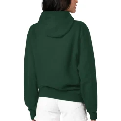 Women New York Jets Jackets^Women's G-III 4Her By Carl Banks Green Flowers Team Logo Graphic Fleece Pullover Hoodie