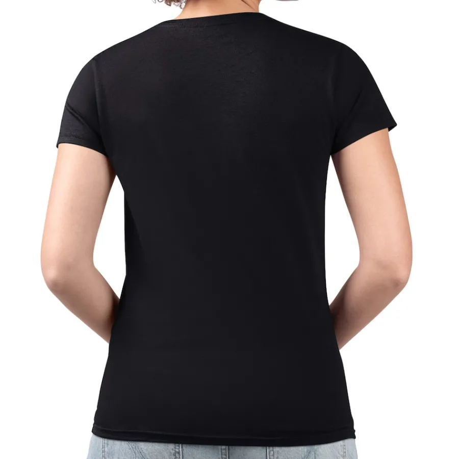 Women New York Jets T-Shirts | Women^Women's G-III 4Her By Carl Banks Black Team Fitted V-Neck T-Shirt