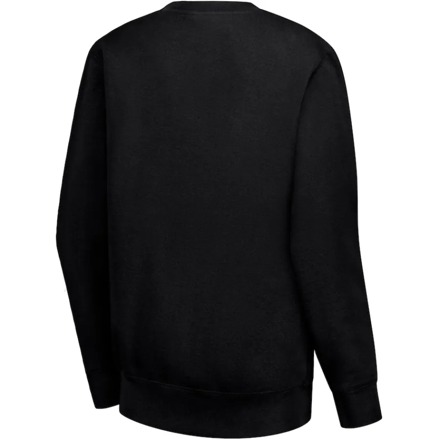 Women New York Jets Jackets | Sweatshirts & Fleece^Women's G-III 4Her By Carl Banks Black Team Tri-Blend Fleece Pullover Sweatshirt