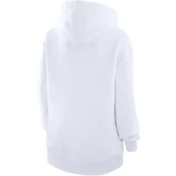 Women New York Jets Jackets^Women's G-III 4Her By Carl Banks White Team Sport Tri-Blend Fleece Pullover Hoodie