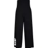 Women New York Jets Shorts & Pants^Women's Kiya Tomlin Black Culotte Lounge Pants
