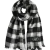 Women New York Jets Accessories | Gloves & Scarves^Women's Little Earth Plaid Blanket Scarf