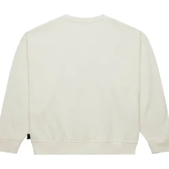 Women New York Jets Sweatshirts & Fleece | Women^Women's Mitchell & Ness Cream Throwback Logo 3.0 Pullover Sweatshirt