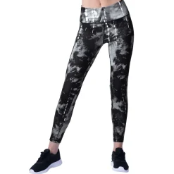 Women New York Jets Shorts & Pants^Women's MSX By Michael Strahan Black Serena Tie-Dye Leggings