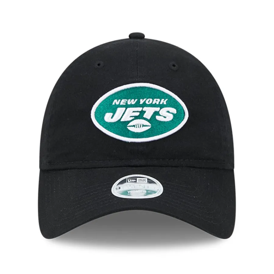 Women New York Jets Hats | Women^Women's New Era Black Main Core Classic 2.0 9TWENTY Adjustable Hat
