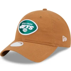 Women New York Jets Hats | Women^Women's New Era Brown Main Core Classic 2.0 9TWENTY Adjustable Hat