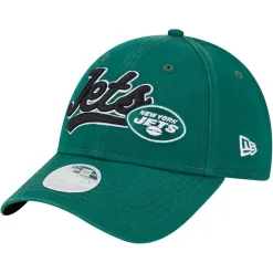 Women New York Jets Hats | Women^Women's New Era Green Cheer 9FORTY Adjustable Hat