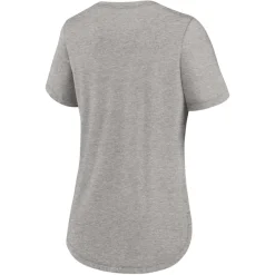 Women New York Jets T-Shirts | Women^Women's Nike Heather Gray Fashion Tri-Blend T-Shirt