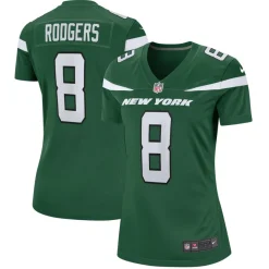 Women New York Jets Jerseys | Women^Women's Nike Aaron Rodgers Green Player Jersey