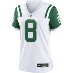Women New York Jets Jerseys | Women^Women's Nike Aaron Rodgers White Classic Alternate Game Jersey
