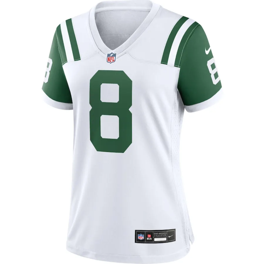 Women New York Jets Jerseys | Women^Women's Nike Aaron Rodgers White Classic Alternate Game Jersey