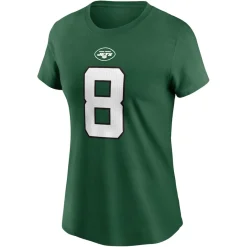 Women New York Jets T-Shirts | Women^Women's Nike Aaron Rodgers Green Player Name & Number T-Shirt