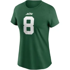 Women New York Jets T-Shirts | Women^Women's Nike Aaron Rodgers Legacy Green Name & Number T-Shirt