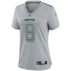 Women New York Jets Jerseys | Women^Women's Nike Aaron Rodgers Heather Gray Atmosphere Fashion Game Jersey