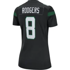 Women New York Jets Jerseys | Women^Women's Nike Aaron Rodgers Black Player Jersey