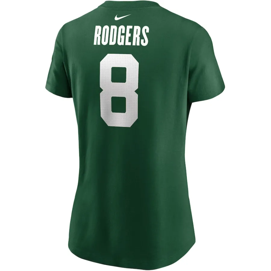 Women New York Jets T-Shirts | Women^Women's Nike Aaron Rodgers Legacy Green Name & Number T-Shirt