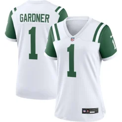 Women New York Jets Jerseys | Women^Women's Nike Ahmad Sauce Gardner White Classic Alternate Game Jersey