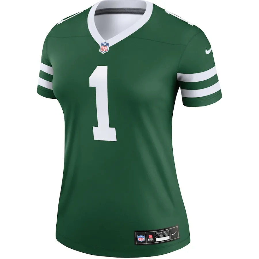 Women New York Jets Jerseys | Women^Women's Nike Ahmad Sauce Gardner Legacy Green Legend Player Performance Top