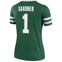 Women New York Jets Jerseys | Women^Women's Nike Ahmad Sauce Gardner Legacy Green Legend Player Performance Top