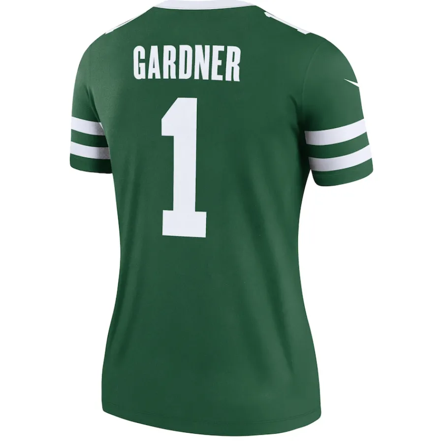Women New York Jets Jerseys | Women^Women's Nike Ahmad Sauce Gardner Legacy Green Legend Player Performance Top