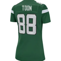 Women New York Jets Jerseys | Women^Women's Nike Al Toon Gotham Green Game Retired Player Jersey