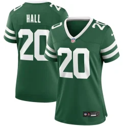 Women New York Jets Jerseys | Women^Women's Nike Breece Hall Legacy Green Game Jersey