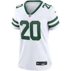 Women New York Jets Jerseys | Women^Women's Nike Breece Hall Legacy White Game Jersey