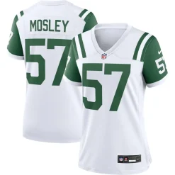 Women New York Jets Jerseys | Women^Women's Nike C.J. Mosley White Classic Alternate Game Jersey