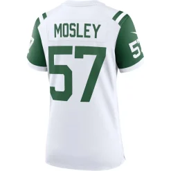 Women New York Jets Jerseys | Women^Women's Nike C.J. Mosley White Classic Alternate Game Jersey