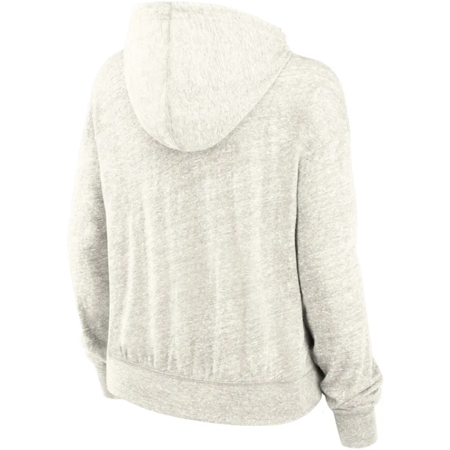 Women New York Jets Sweatshirts & Fleece | Women^Women's Nike Cream Gym Vintage Logo Pullover Hoodie