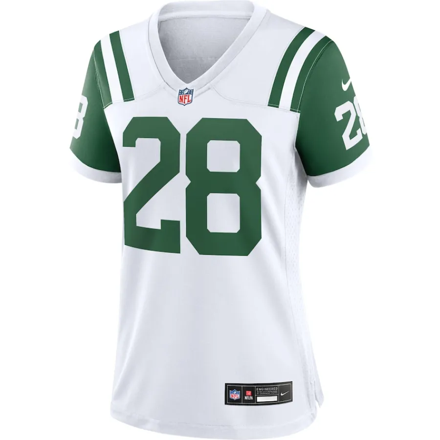 Women New York Jets Jerseys | Women^Women's Nike Curtis Martin White Classic Alternate Retired Player Game Jersey
