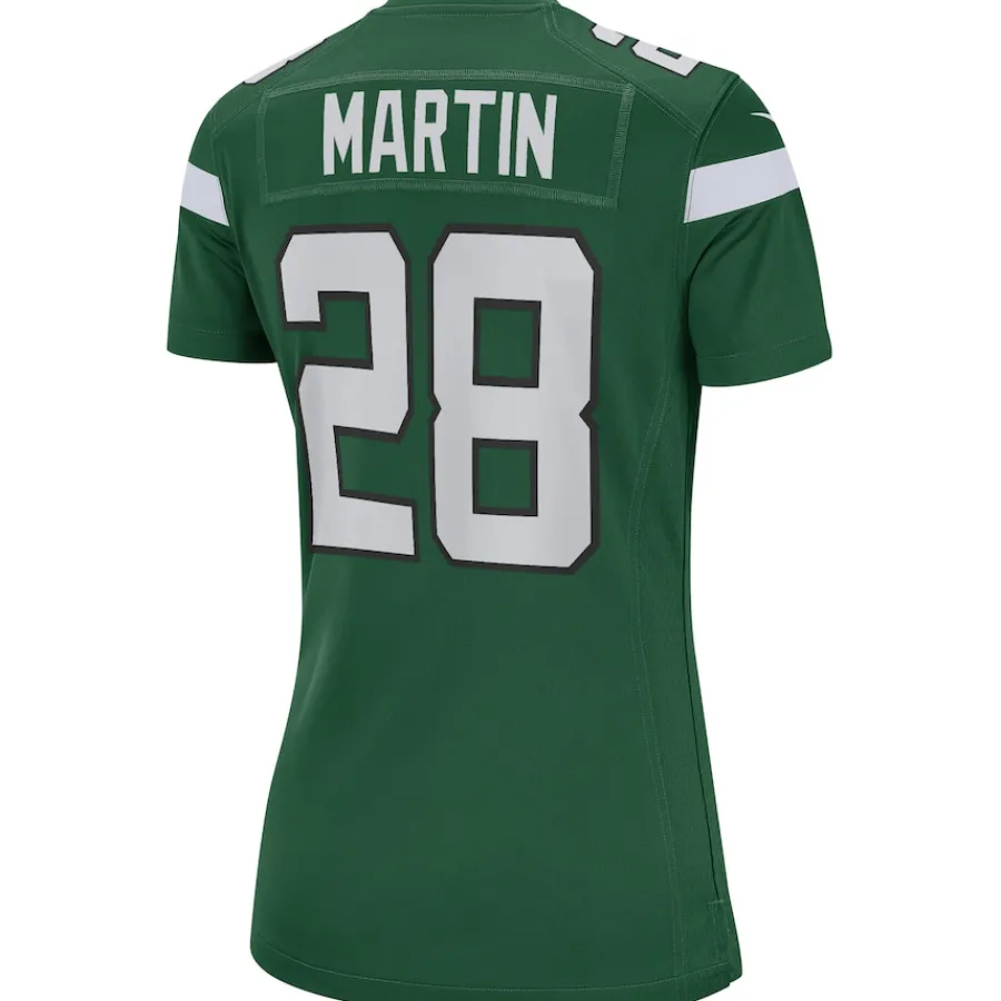 New York Jets Replica | Throwback^Women's Nike Curtis Martin Gotham Green Game Retired Player Jersey