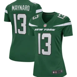 New York Jets Replica | Throwback^Women's Nike Don Maynard Gotham Green Game Retired Player Jersey