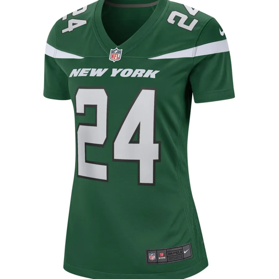 New York Jets Replica | Throwback^Women's Nike Freeman McNeil Gotham Green Game Retired Player Jersey