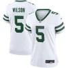 Women New York Jets Jerseys | Women^Women's Nike Garrett Wilson Legacy White Game Jersey
