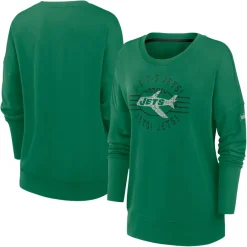 Women New York Jets Sweatshirts & Fleece | Women^Women's Nike Green Rewind Playback Icon Performance Pullover Sweatshirt