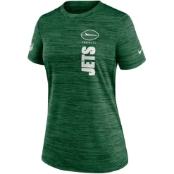 Women New York Jets T-Shirts | Women^Women's Nike Green Velocity Performance T-Shirt