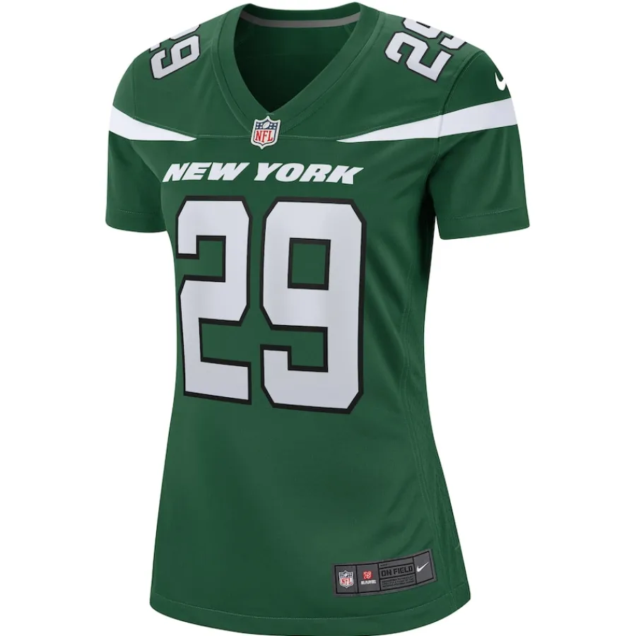 Women New York Jets Jerseys | Women^Women's Nike Jarrick Bernard Converse Gotham Green Game Jersey