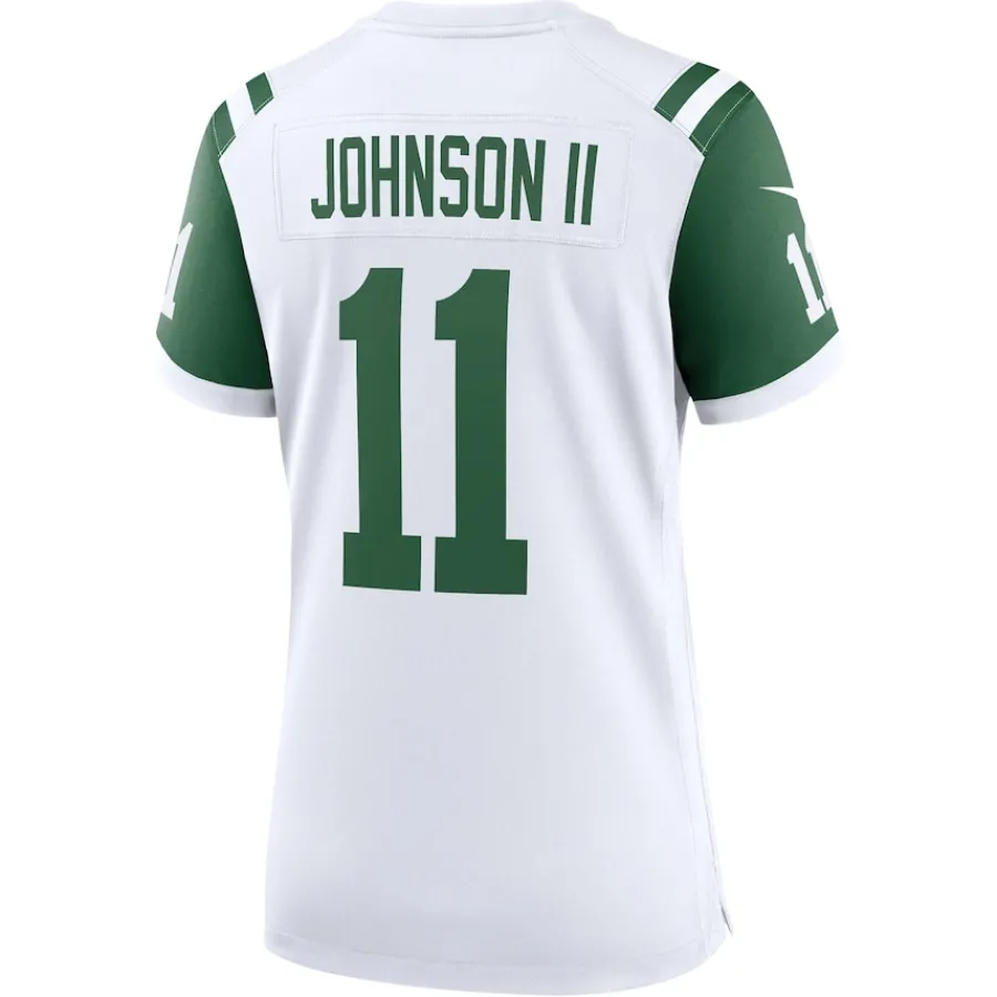 Women New York Jets Jerseys | Women^Women's Nike Jermaine Johnson II White Classic Alternate Player Game Jersey
