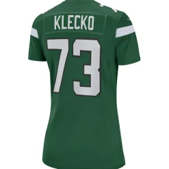 New York Jets Replica | Throwback^Women's Nike Joe Klecko Gotham Green Game Retired Player Jersey