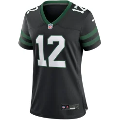 Women New York Jets Jerseys | Women^Women's Nike Joe Namath Legacy Black Retired Player Alternate Game Jersey